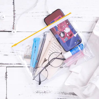 

5524 Voucher Name Card Bag Hand Account Set of Pencil Case Students Exam Portable Lead Pencil Case