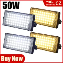 

4Pcs/Lot 50W FloodLight LED 220V 4500LM Lighting Projector Waterproof IP65 LED Spotlights For Outdoor House Lamp Garden Yard