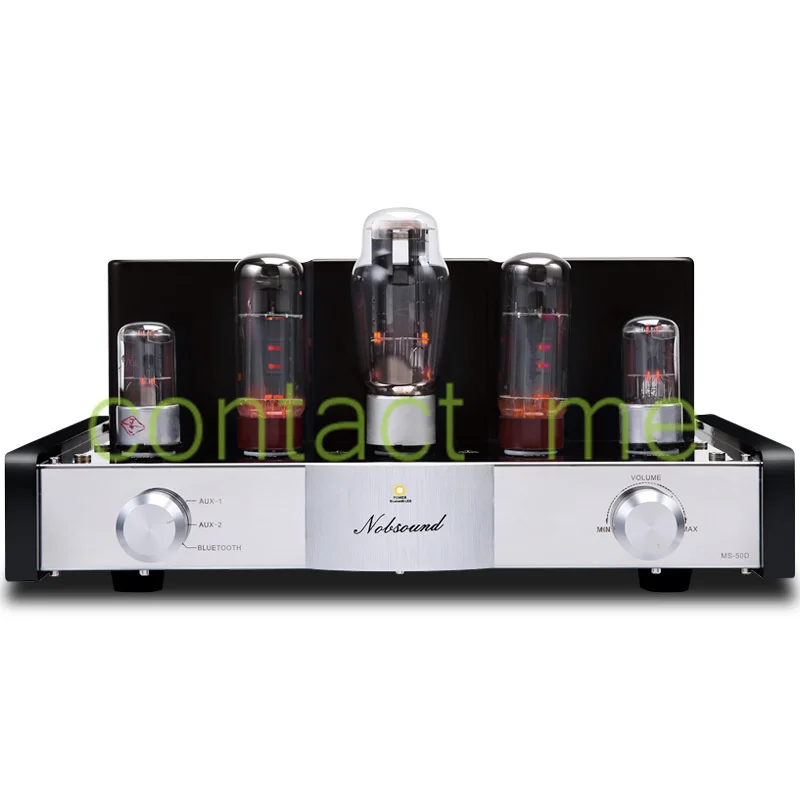 

Nobsound MS-50D EL34B hifi Class A fever pure tube amplifier, with Bluetooth, Power 12W x 2 Single-ended，Frequency 20--25KHz