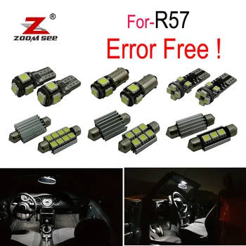 

12pcs LED Interior dome reading Light lamp Kit Package For MINI Cabrio Convertible R57 (2009-2015)