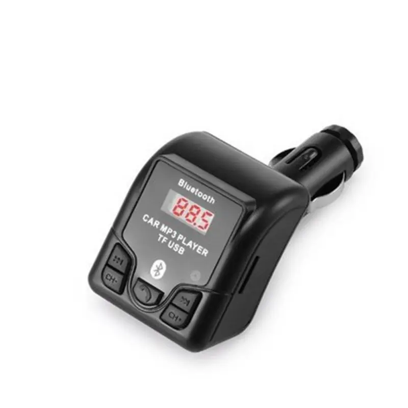 Автомобильный комплект громкой связи Bluetooth беспроводной fm-передатчик lcd MP3-плеер USB зарядное устройство автомобильные аксессуары