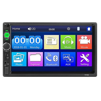 

7 Inch Stereo Car MP5 Player HD Digital Navigator Bluetooth Press Screen FM + Camera