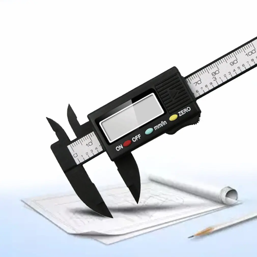 Electronic Digital Display Vernier Caliper 0-150Mm Plastic Digital Display Caliper Measurement Tool Inner Diameter