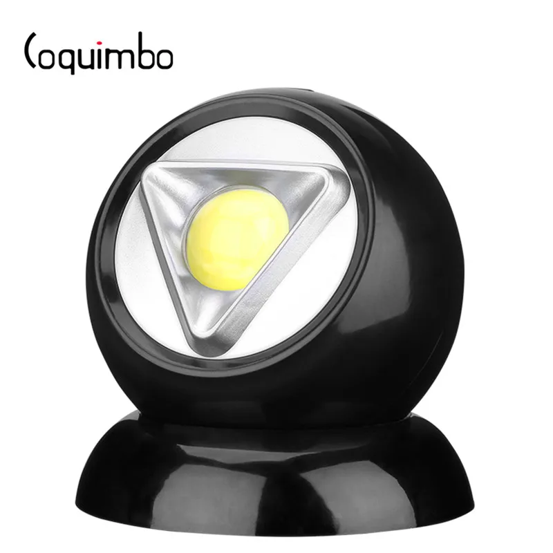 Coquimbo COB светодиодный ночник на батарейках 270 фиксированный переключатель настенный светильник 3 режима освещения магнит ночник для шкафа