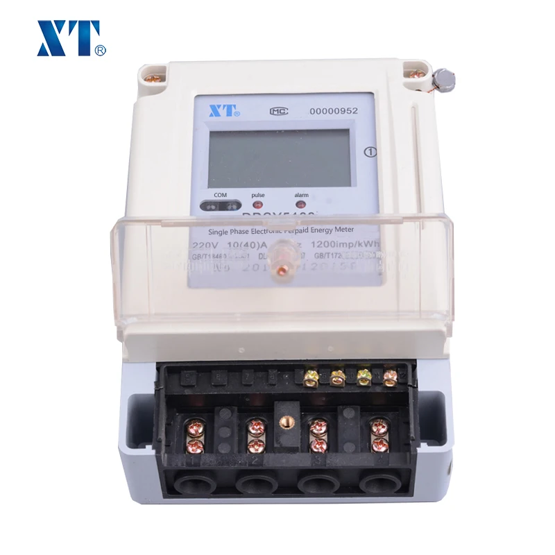 Smart Single Phase Digital Prepaid Card Electricity Energy Meter