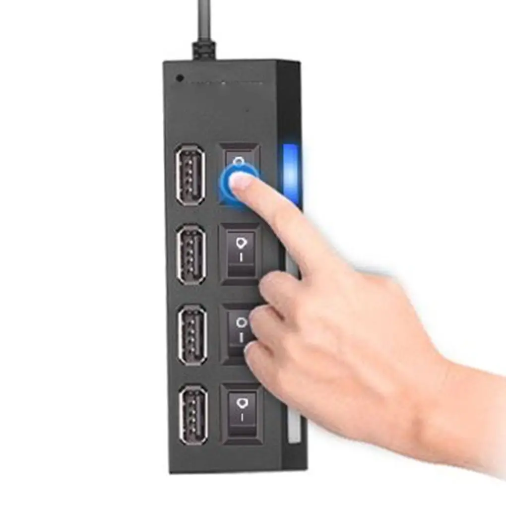 Usb-концентратор 3,0 4/7 порт USB 3,0 концентратор разветвитель с адаптером питания мульти USB C Hab высокоскоростной 5 Гбит/с Тип C 3 концентратор для ПК