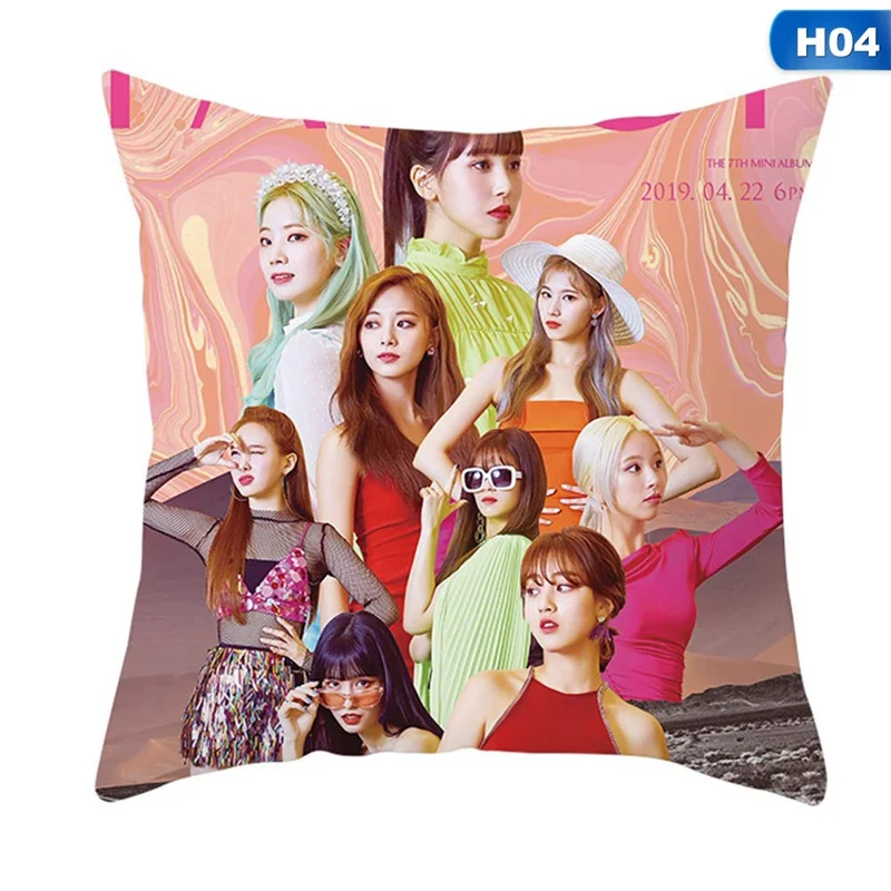 Blackpink KILL THIS Подушка с надписью, чехол, Волшебная наволочка, два раза в голову, наволочка для домашнего декора 45*45 см