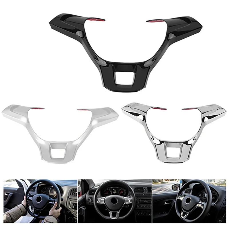 Декоративная накладка на руль автомобиля наклейка для Golf MK7/Polo/Gran Santana/Lavida 2014-2015 |