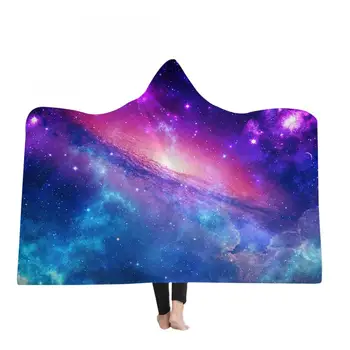 

Adults Hooded Blankets Wearable Throw Blanket With Hooded For Children 3d Full Print Plush Animal Blanket For Home Travel Picnic