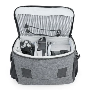 

Drone Bag With Shoulder Strap Wear Resistant Dual Zipper Travel Protective Anti Scratch Dustproof Outdoor For DJI Mavic Air 2
