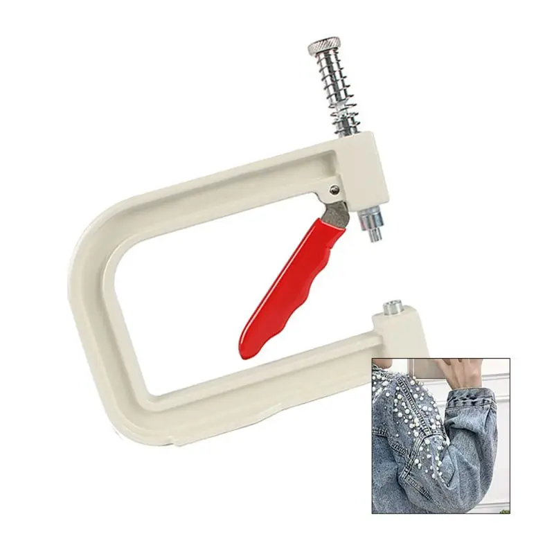 

1 Set Manual Pearl Fixing Instrument Sewing Bead Attach Machine Garments Clothes Decoration Beading Supplies Kits