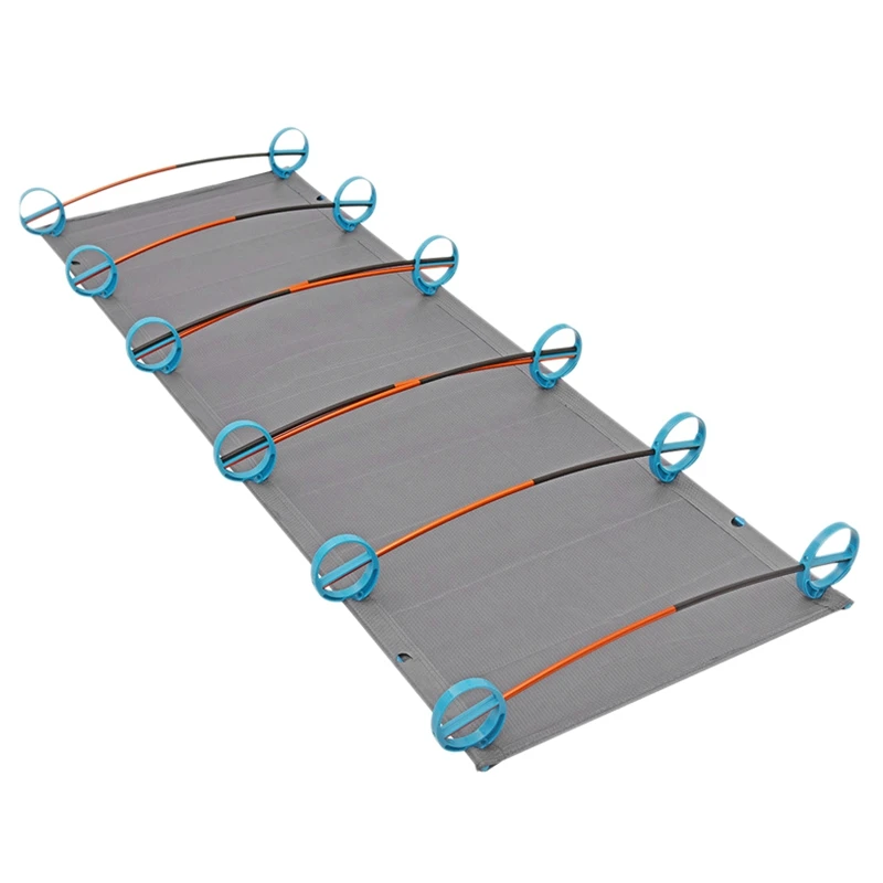  Portable Ultralight Folding Single Camp Bed Travel Cot Tent Bed Aluminium Alloy Metal Frame Outdoor