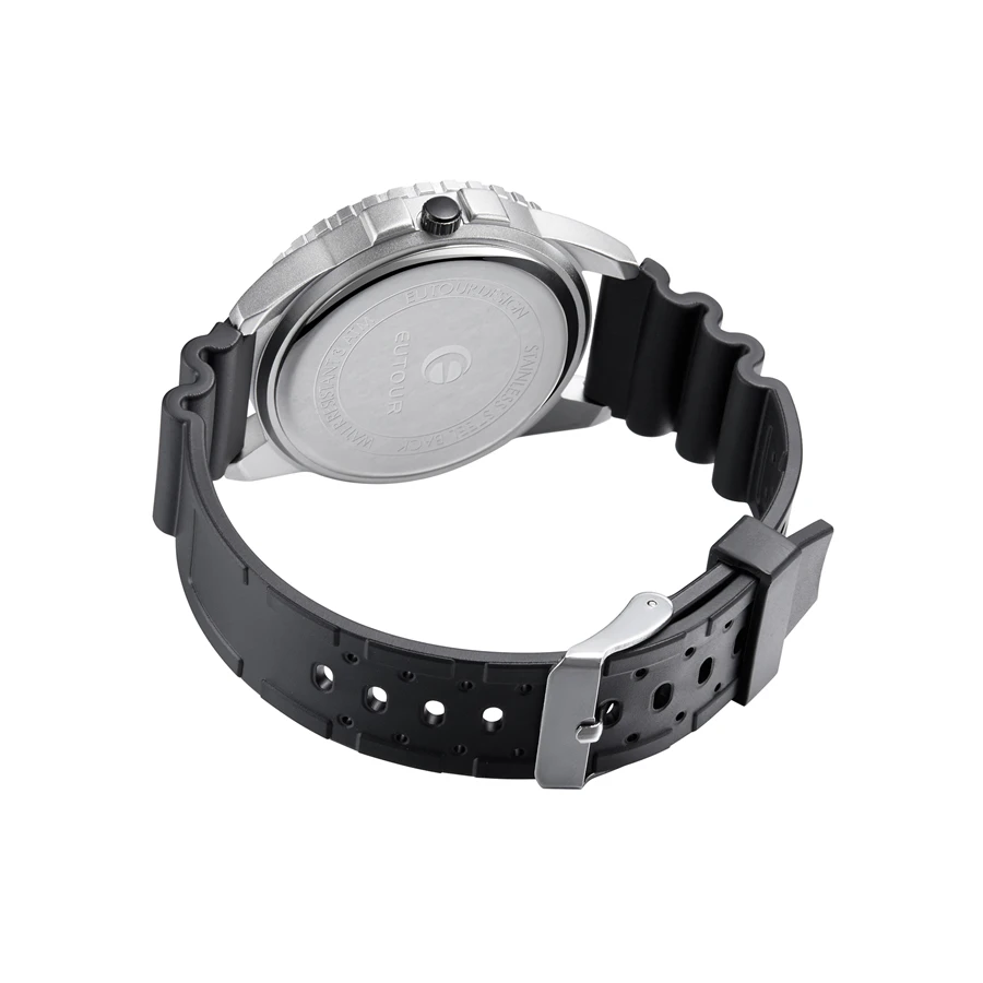 Новые EUTOUR наручные часы с магнитным шаром, силиконовый ремешок, дизайнерские часы для мужчин, повседневные кварцевые мужские наручные часы, Прямая поставка