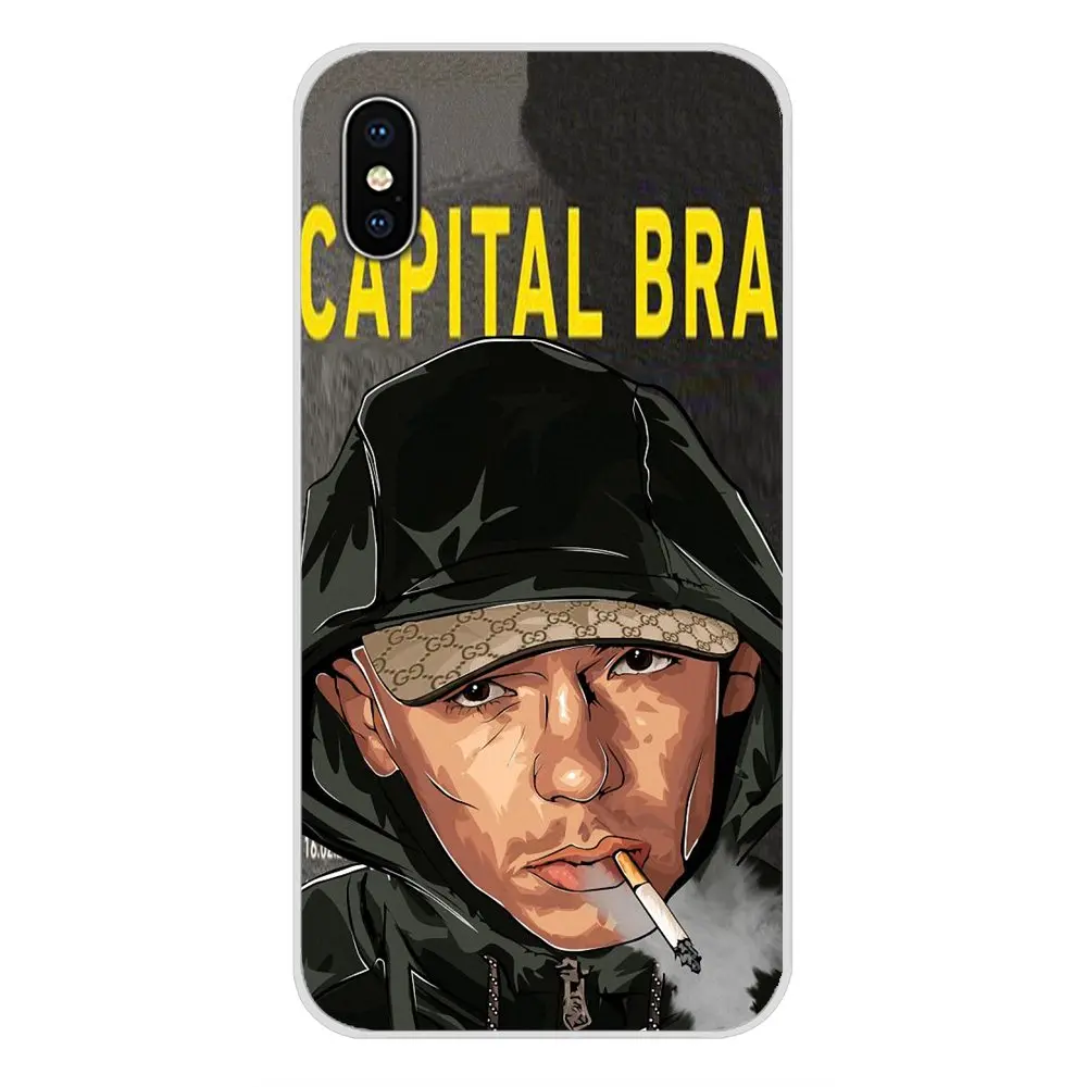 Для Apple IPhone X XR XS MAX 4 4s 5 5S 5C SE 6 6S 7 8 Plus ipod touch 5 6 Аксессуары чехлы для телефонов rapper capitary Bra - Цвет: images 1