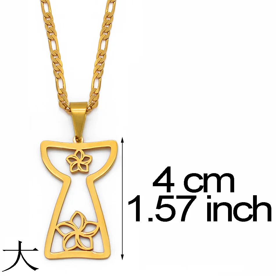 Anniyo Guam Mariana Islands Pendant Necklace Saipan Jewelry for