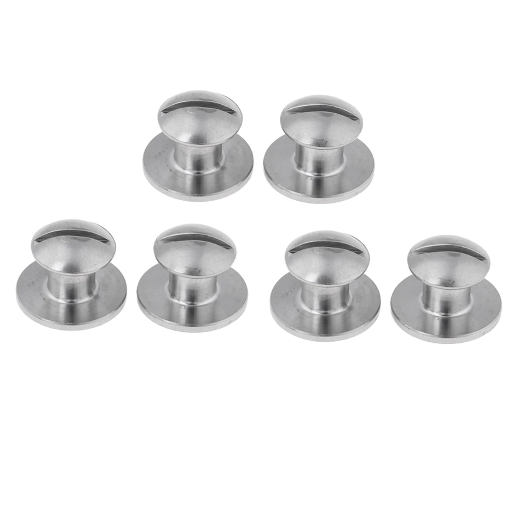 6 pcs BCD Bolts Assembly Screws For Back Plate / Wing Scuba Diving Dive Gear