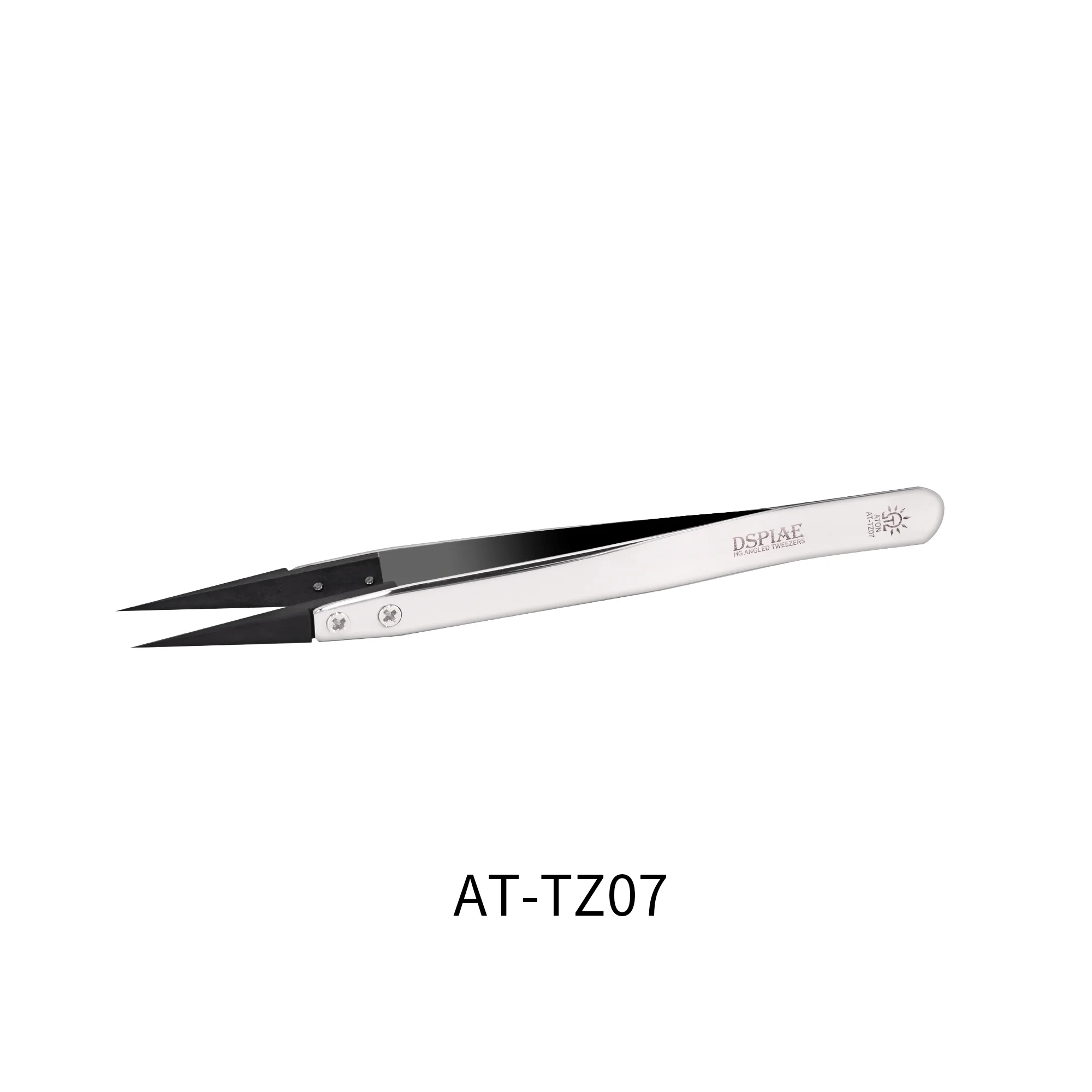 DSPIAE AT-TZ01~08 Stainless Steel Precision Tweezers Mecha Military Model Making Hobby Tool 6