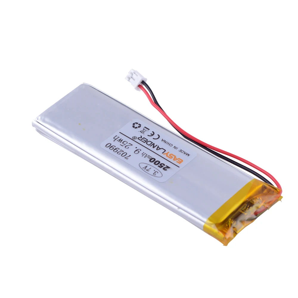 Recarregável Li-polímero Bateria para Gps Bluetooth Alto-falante Faça Você Mesmo Pad Power Bank Tablet pc Navegação 703090 702990 3.7v 2500mah - Image 5