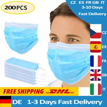 

3-Layer Disposable Medical Mask 3-laye Anti Dust Surgical Mask Dustproof Protection Mask Blue Medical Face Mask