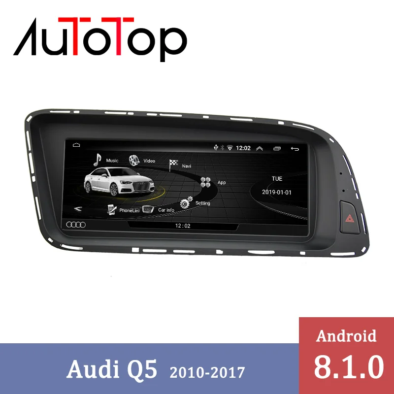 AUTOTOP 8," Автомагнитола Android 8,1 для Audi Q5 2009- мультимедийный плеер Автомобильный DVD gps головное устройство Авторадио Стерео автомобильный монитор