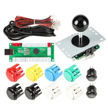 

1 Player Arcade DIY Kit USB Encoder to PC Arcade Joystick Buttons for USB MAME PC Game DIY & Raspberry Pi Retro Controller Parts