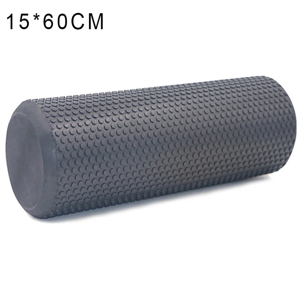 15x60CM 30/45/60 см для занятия йогой из материала EVA обучение пенный ролик кирпичи для Фитнес Пилатес здания тела массажер для спины BB55 - Цвет: 15x60CM