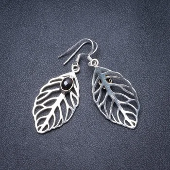 

Natural Amethyst Handmade Unique 925 Sterling Silver Earrings 2" Y2970