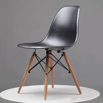 

Modern Simple Lazy Talk Chair Restaurant Chair Dining Chair Nordic Solid Wood Household Imus Student Backrest Chair