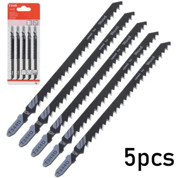 

5Pk Assorted T-Shank Jigsaw Blades Set Metal Plastic Wood Jig Saw Cutter Tool US
