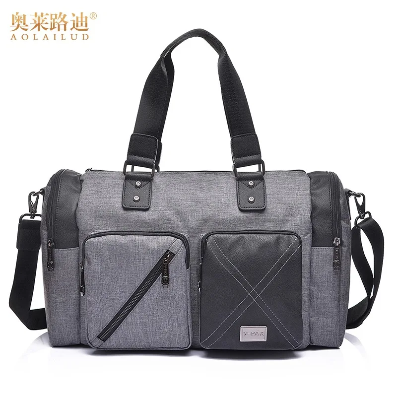 

2019 New Style Fashion Business MEN'S Single-shoulder Bag Waterproof Canvas Fabric Shoulder Bag Travel Handbag Men's