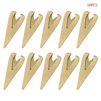 

10Pcs Mini Metal Bookmark Paper Clips Page Holder For Book Stationery School New