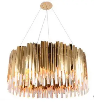 

Postmodern minimalist living room dining room lamp creative Nordic lamps light luxury Hong Kong style creative personality LED