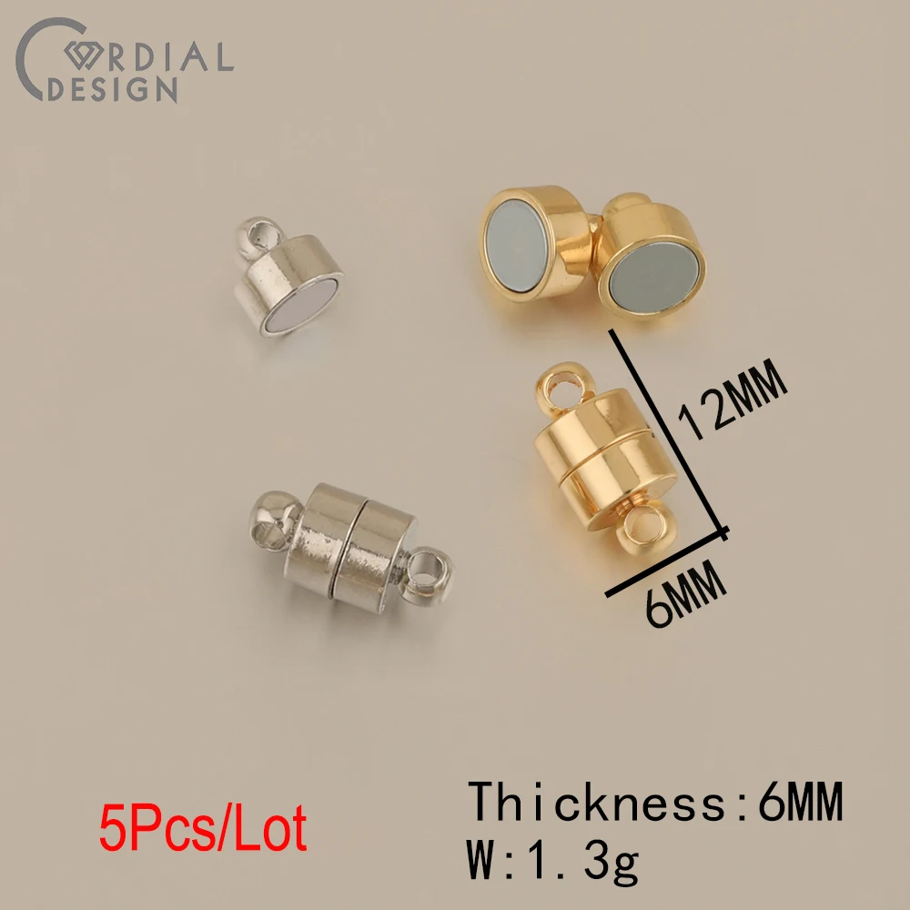 Cordial Design Magnet Clasps & Hooks/DIY Making/Jewelry Accessories/Genuine Gold Plating/Hand Made/Jewelry Findings & Components - cordial