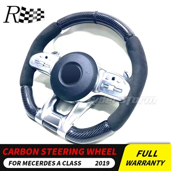

2019 new customized Carbon fiber steering wheel For w177 high quality for A class w177 for G class steering wheel car accessory