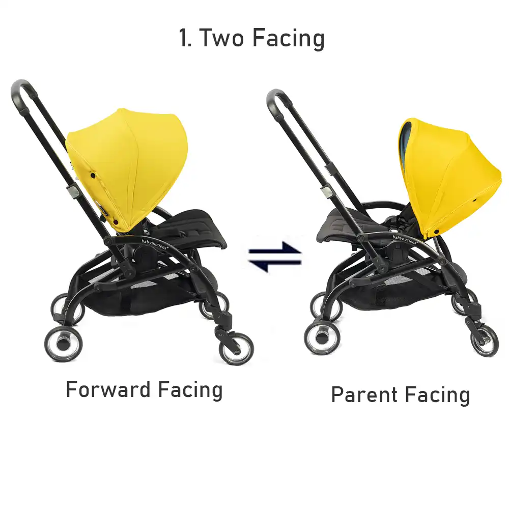 reversible seat pram