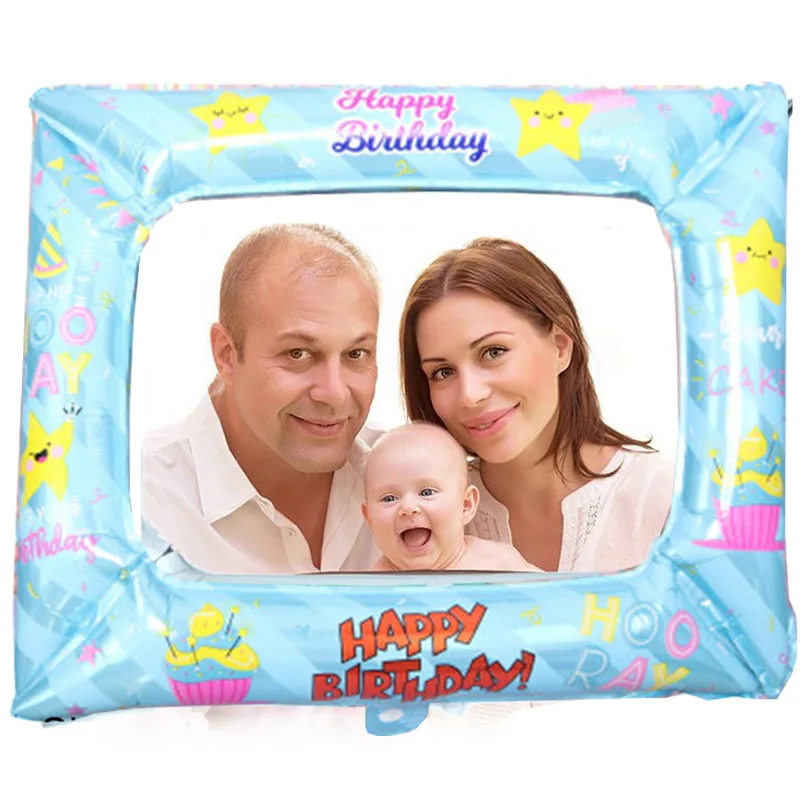 2 шт. фоторамка Фольга Воздушный шар для Бэйби Шауэр мальчик счастливый день