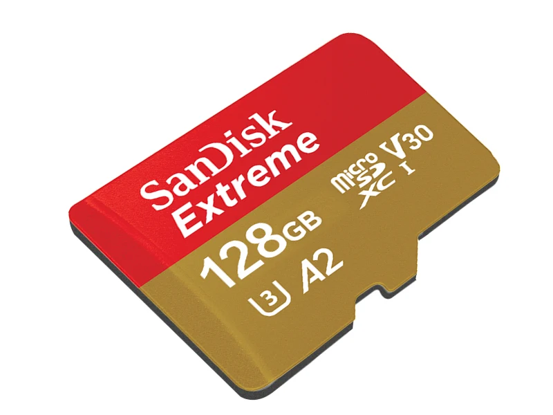 100% Original SanDisk Memory Card Extreme 32GB A1 64GB 128GB A2 SDXC U3 4K High Speed UHS-I Micro SD Card Memory Microsd