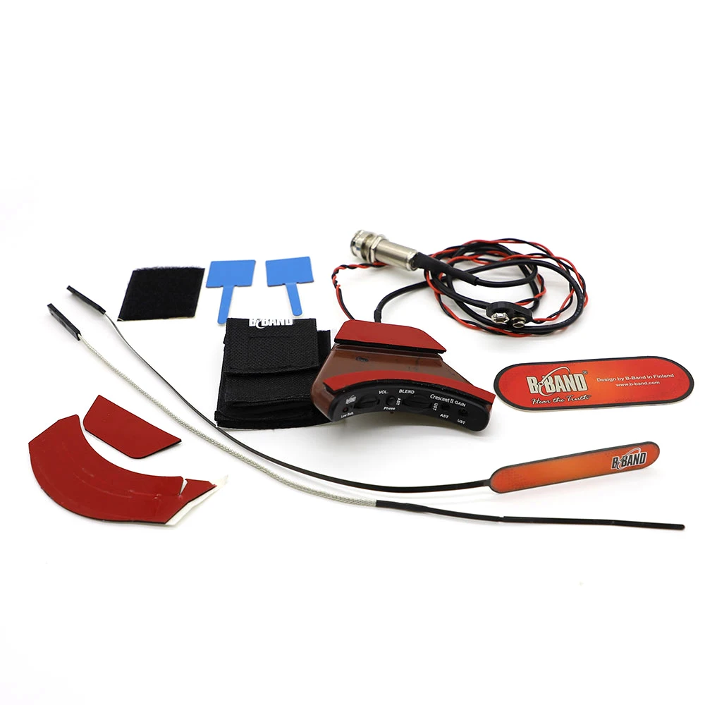 

Original B BAND CRESCENT II Acoustic Pickup Professional B Band CRESCENT Endpin Pickup & Boarding