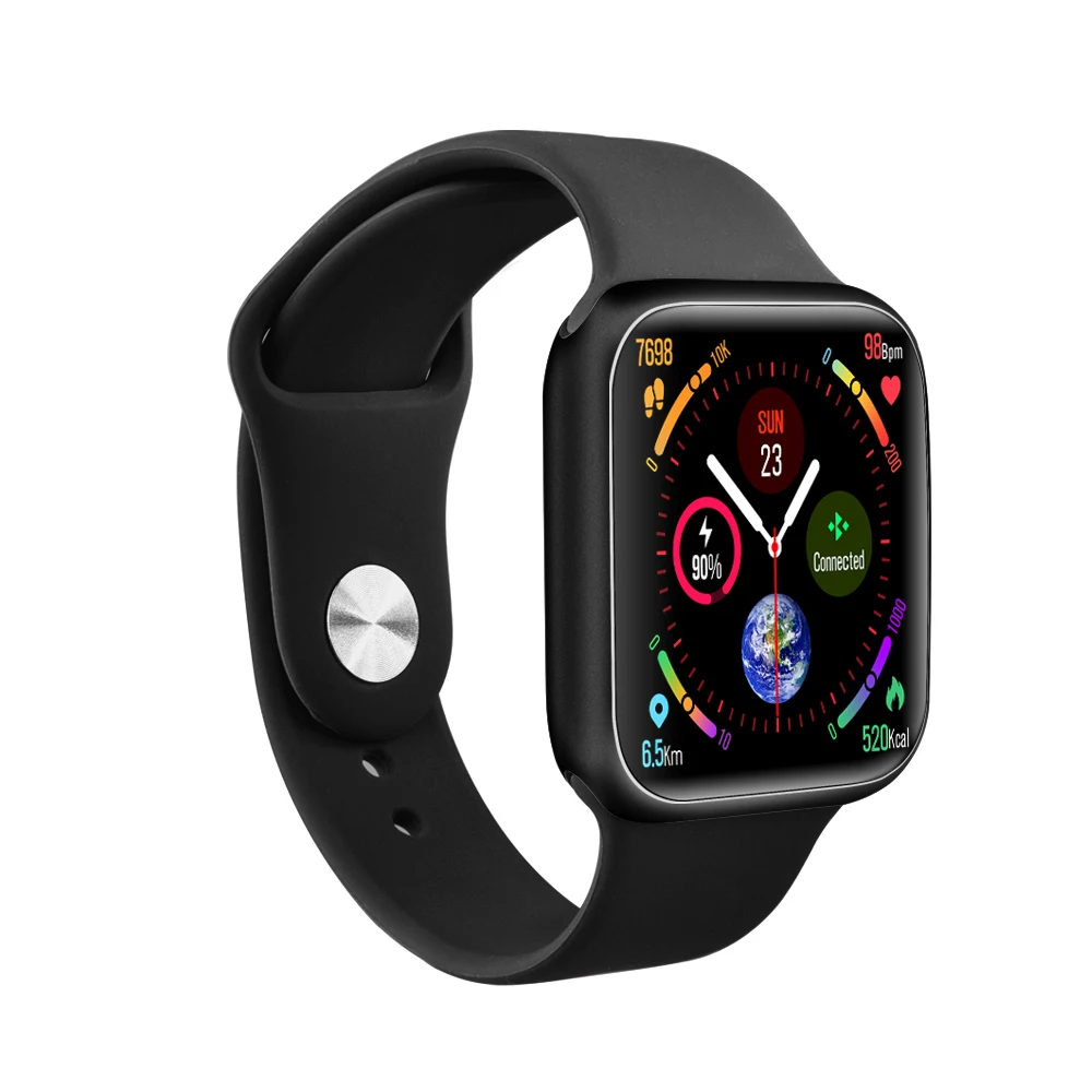 P90 Смарт-часы для мужчин полный сенсорный экран для сердечного ритма кровяное давление фитнес-трекер IP68 Водонепроницаемые спортивные женские Смарт-часы vs B57 - Цвет: Черный