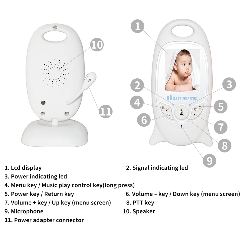 Радионяня bebe Детская телефонная камера baba eletronica, bebek telsizi видеоняня радионяня видео няня монитор радио няня babyfoon