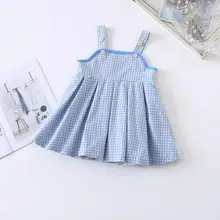 Г. Весенний детский хлопковый жилет из шотландки в японском стиле; платья принцессы для девочек; милая одежда; 5 шт/лот;