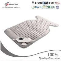 Soft Microplush Neck and Shoulder Wrap Heating Pad Electric Auto Shut Off Body Warmer Back Pain Relief 63*42CM 220V 100W EU Plug 2