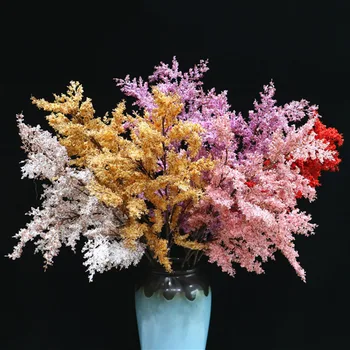 

Artificial Rime Flower Pine Smog Tree Branch Plastic Grass Fake Plant Leaf Garden Home Wedding Ceiling Decoration