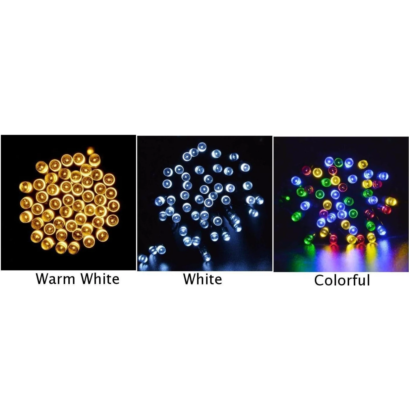 50LED красивый уличный солнечный светильник, украшение для праздника, свадьбы