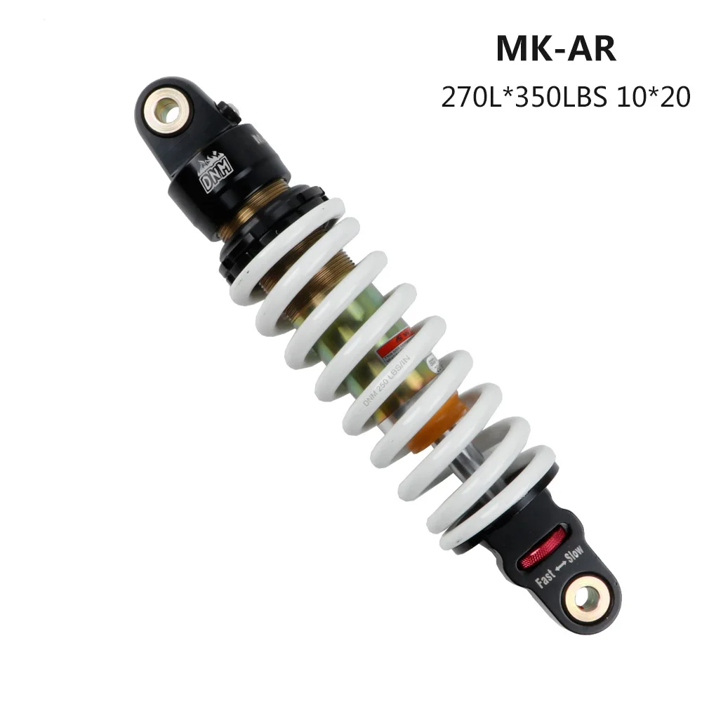 DNM Off-road Motorcycle Motor Bike Modification Rear Shock Absorber Damping Adjustable Spring Shock Absorber Rear Bladder