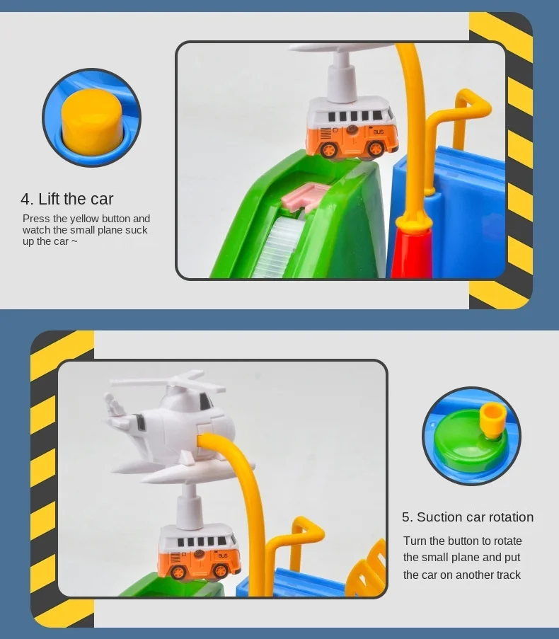 New Racing Rail Car Model Racing Educational Toys Children Track Car Adventure Game Brain Game Christmas Interactive Train Toy