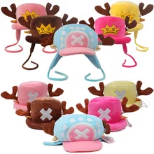 

One Piece Tony Chopper 2 Years Later Cap Cartoon Anime Cosplay Funny Plush Warm Hat Women Cute Girl Holiday Gift New