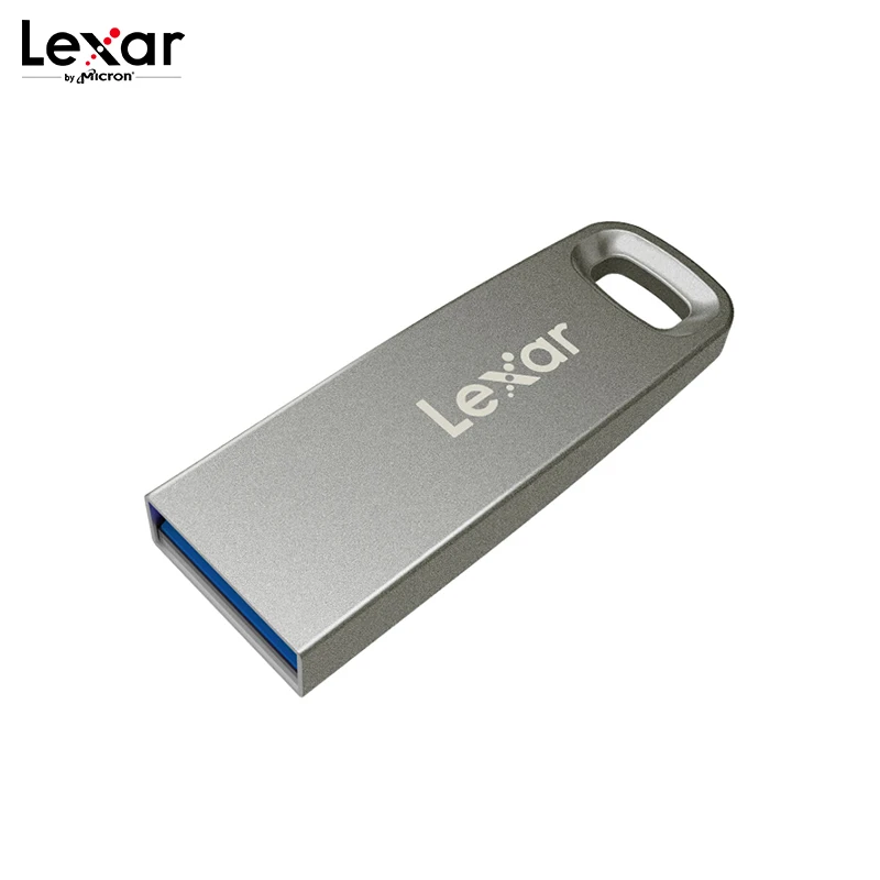 Lexar M45 флеш-накопитель USB 3,0, объемом памяти 32 Гб или 64 Гб Высокое Скорость до 100 МБ/с. металлический флэш-накопитель U Stick 128 ГБ мини Бизнес серебристого металла USB