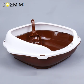 

Toilet Bedpan Cat Litter Box Toilet Supply Anti-Splash Pet Dog Toilet Puppy Plastic Cat Tray Cat Toilet Training Kit