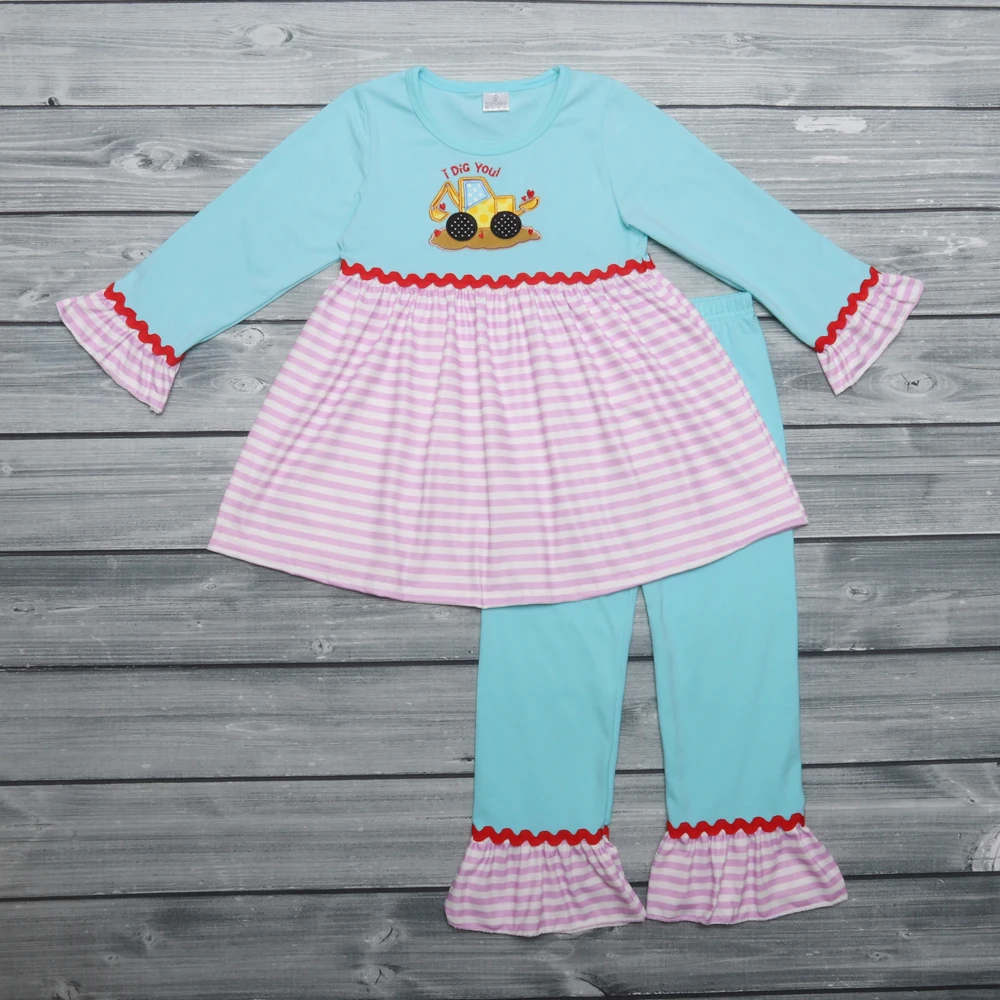 Baby Girl Suit Clothes Newborn Infant Sets Girls Outfit Autumn Spring Toddler set Children Outfits Valentin | Детская одежда и